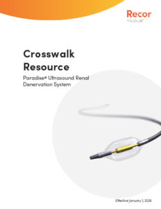 Crosswalk Resource Paradise Ultrasound Rendal Denervation System